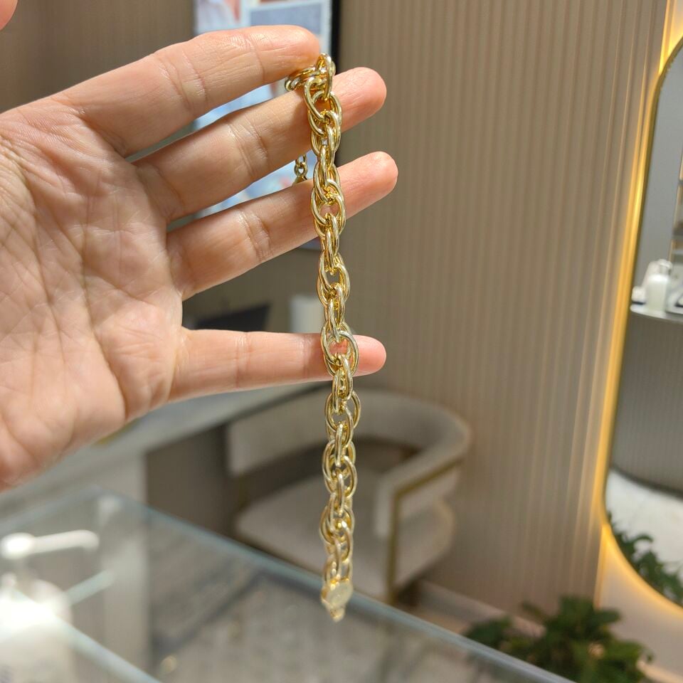14K ALTIN KAPLAMA HALLOW SET