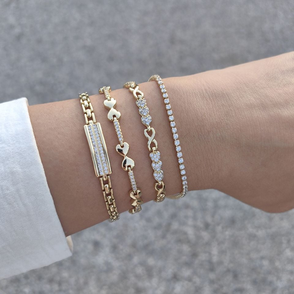 14K ALTIN KAPLAMA ROMANTIC KOMBİN