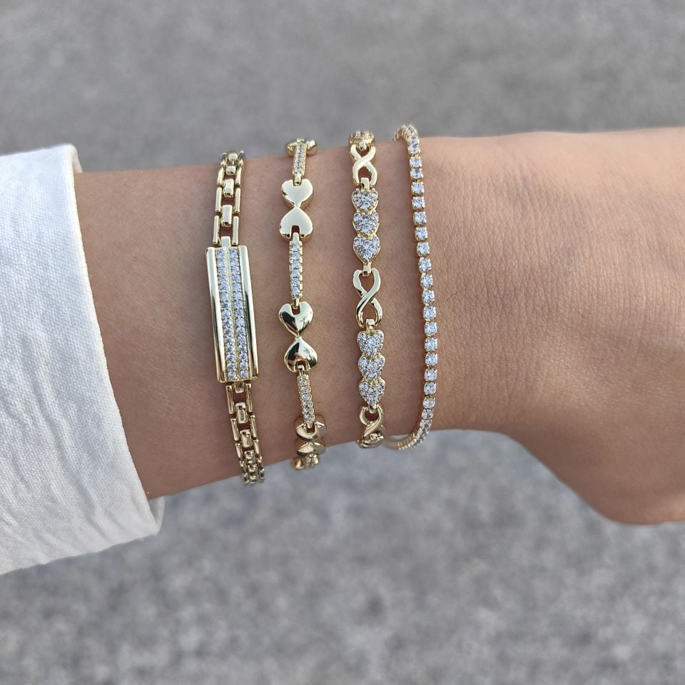 14K ALTIN KAPLAMA ROMANTIC KOMBİN