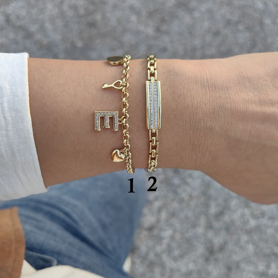 14K ALTIN KAPLAMA BİLEKLİKLER