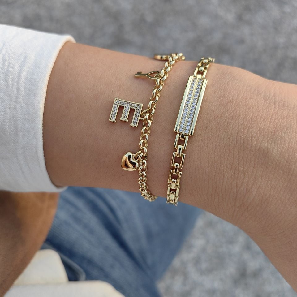 14K ALTIN KAPLAMA BİLEKLİKLER