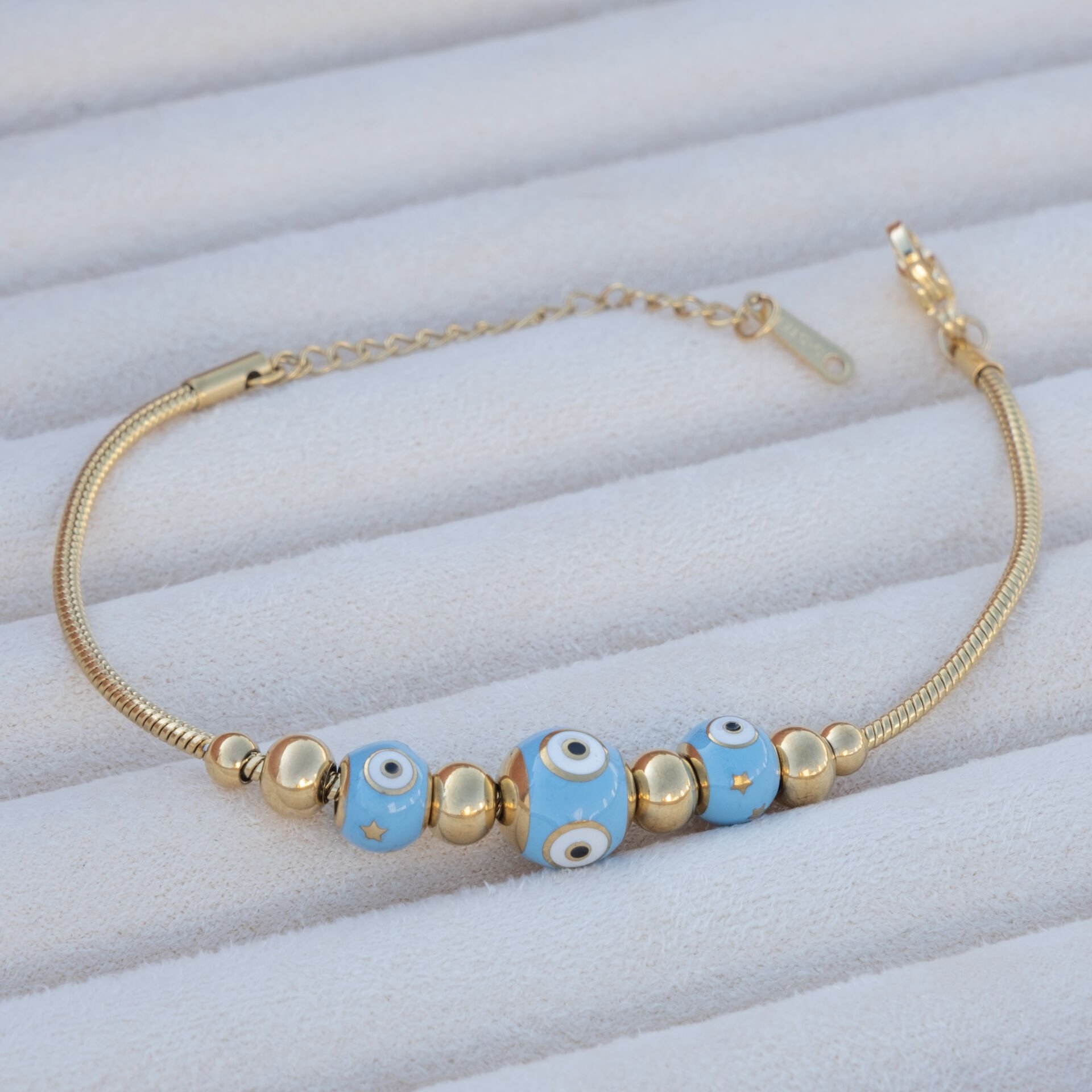 GOLD TOP BONCUKLU BİLEKLİK
