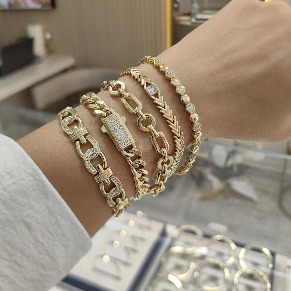 14K ALTIN KAPLAMA ROYAL BİLEKLİKLER