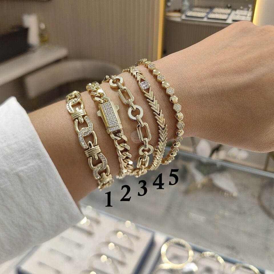14K ALTIN KAPLAMA ROYAL BİLEKLİKLER