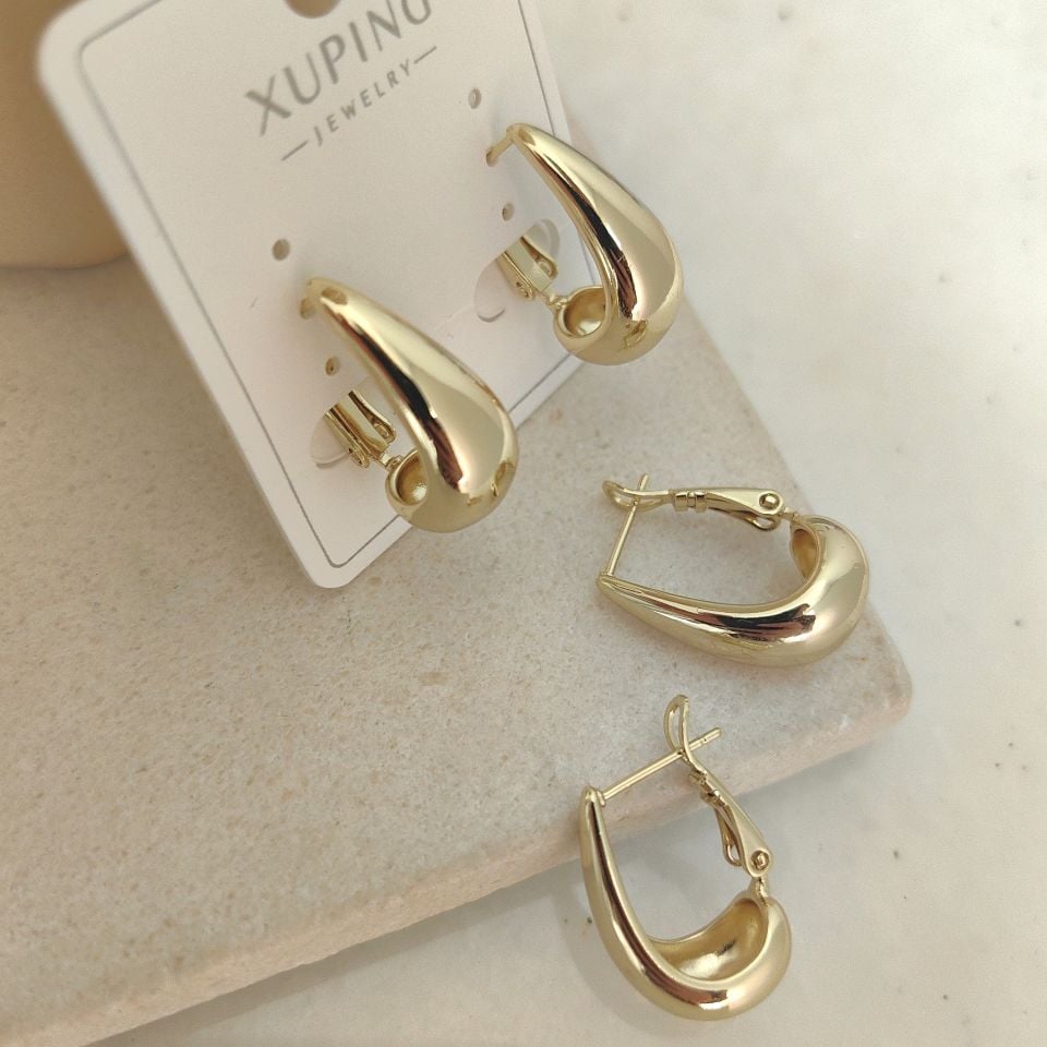 14K ALTIN KAPLAMA DAMLA KÜPE