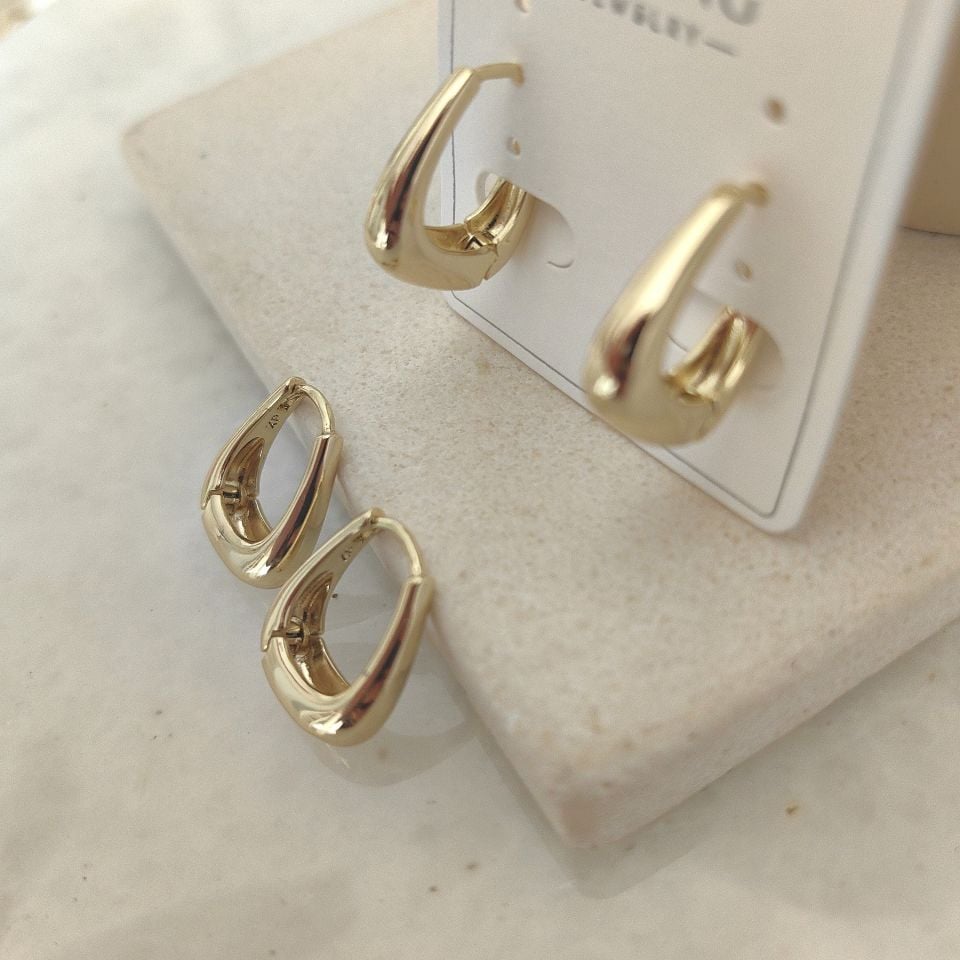 14K ALTIN KAPLAMA KÜPE