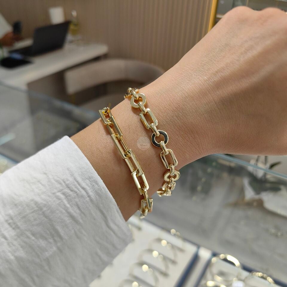 14K ALTIN KAPLAMA BASİC BİLEKLİKLER