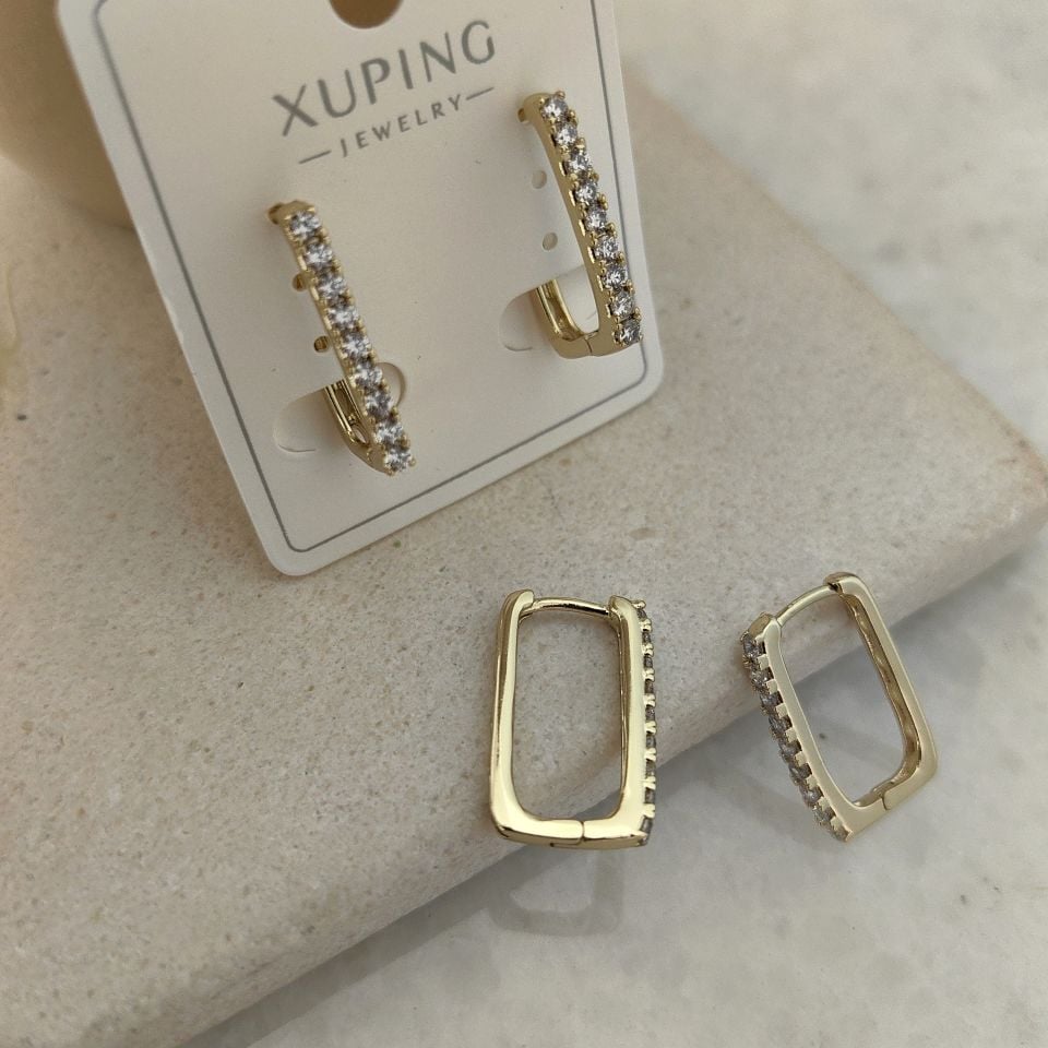 14K ALTIN KAPLAMA SU YOLU KÜPE