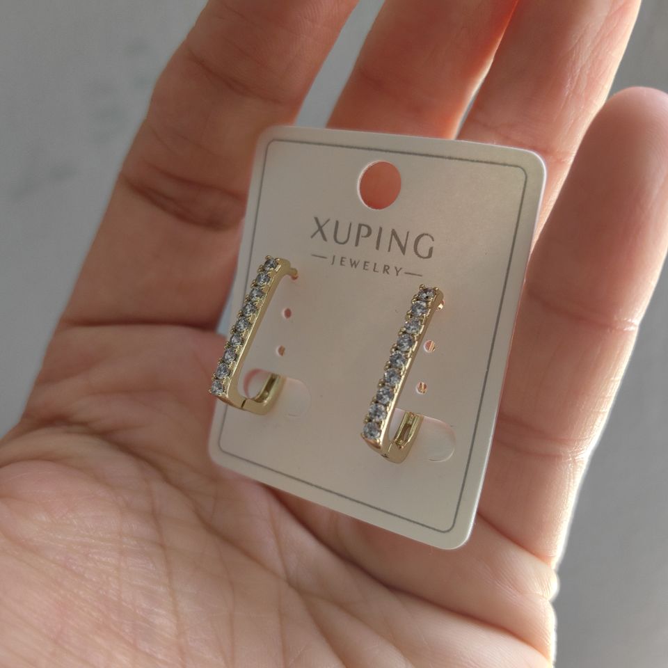 14K ALTIN KAPLAMA SU YOLU KÜPE