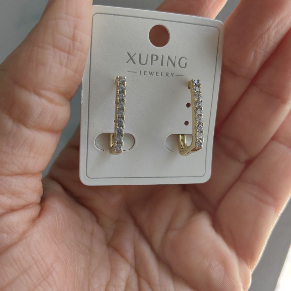 14K ALTIN KAPLAMA SU YOLU KÜPE