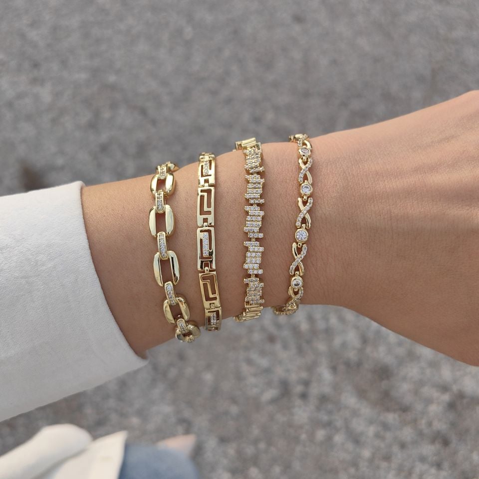 14K ALTIN KAPLAMA BİLEKLİKLER