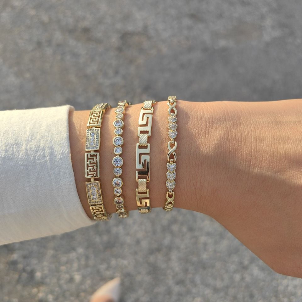 14K ALTIN KAPLAMA BİLEKLİKLER