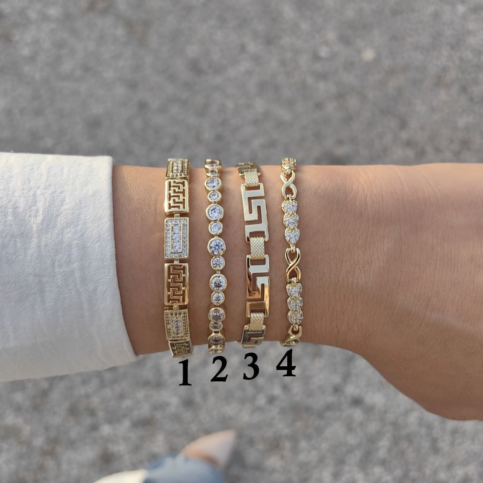 14K ALTIN KAPLAMA BİLEKLİKLER