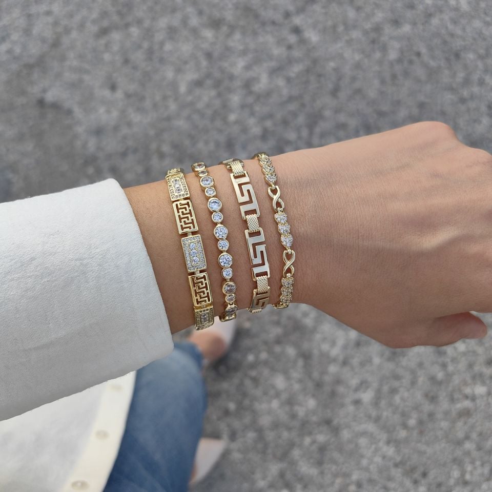 14K ALTIN KAPLAMA BİLEKLİKLER