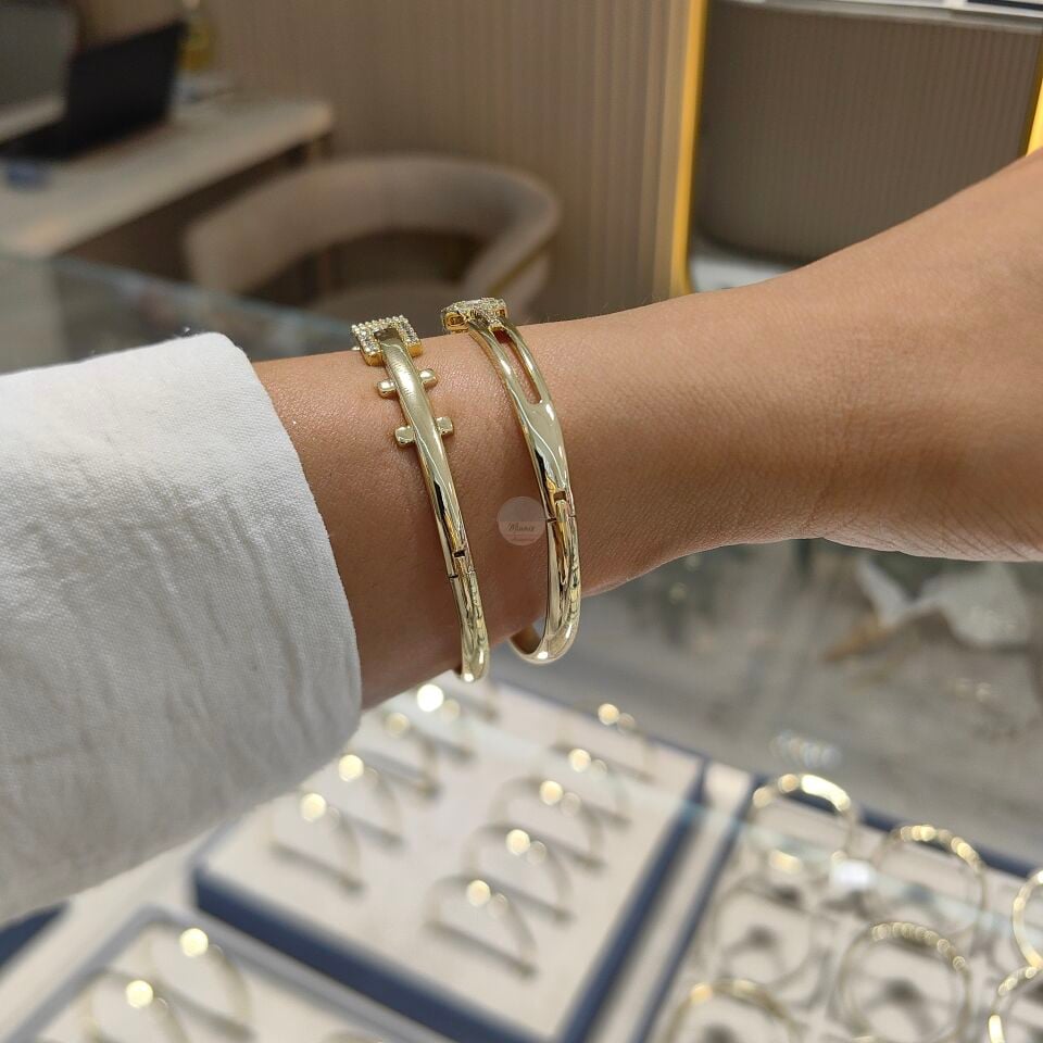 14K ALTIN KAPLAMA KUYUM MODEL KELEPÇELER