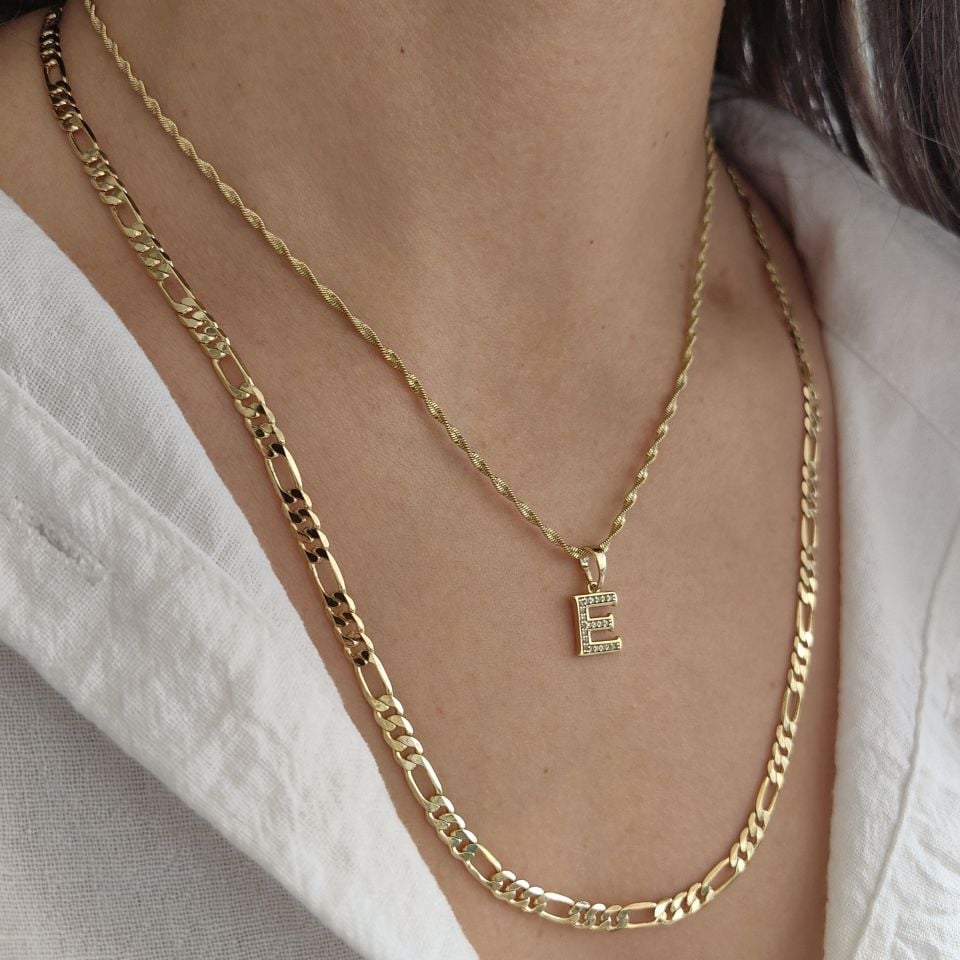 14 AYAR ALTIN RENGİNDE NOSTALJİK KOMBİN