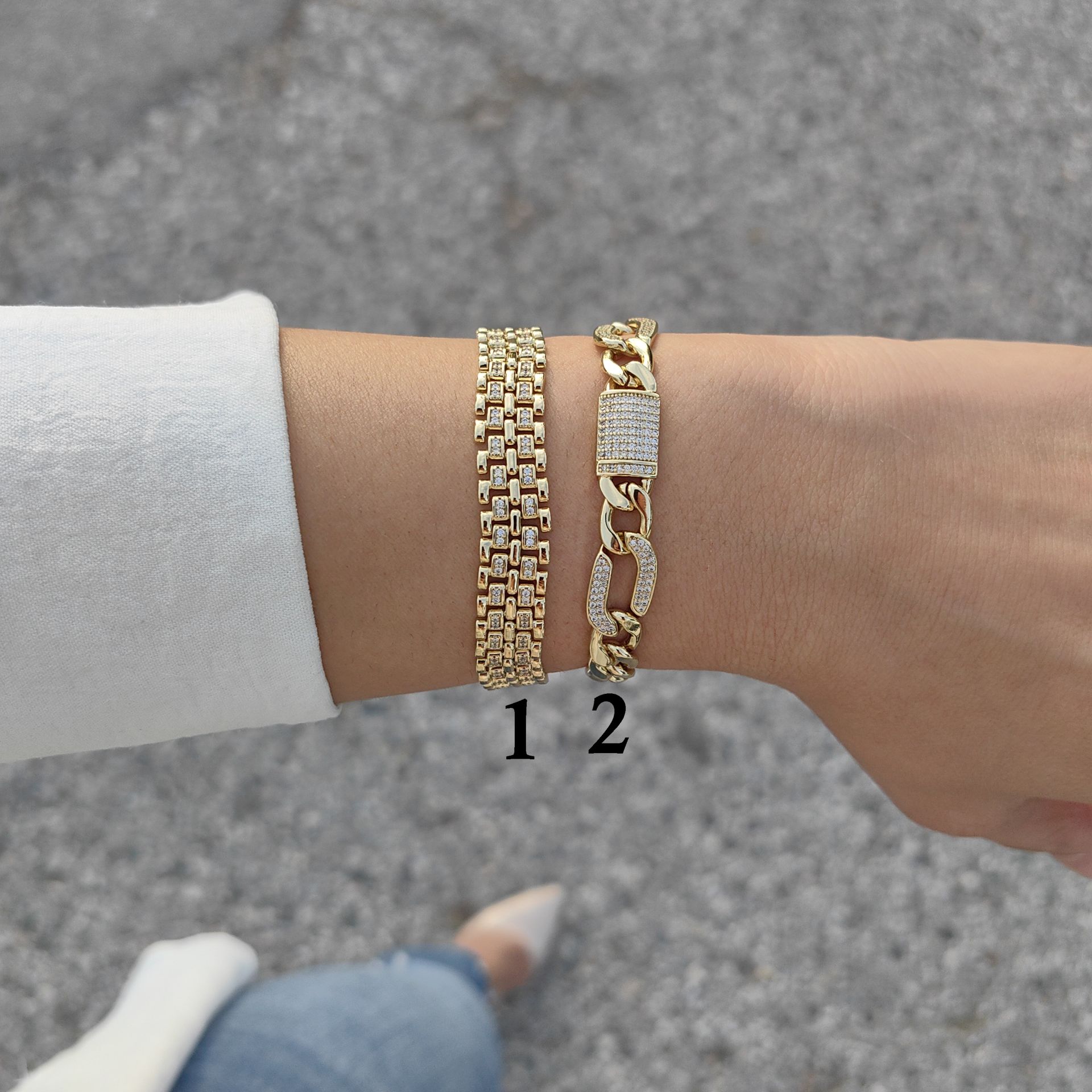 14K ALTIN KAPLAMA BİLEKLİKLER