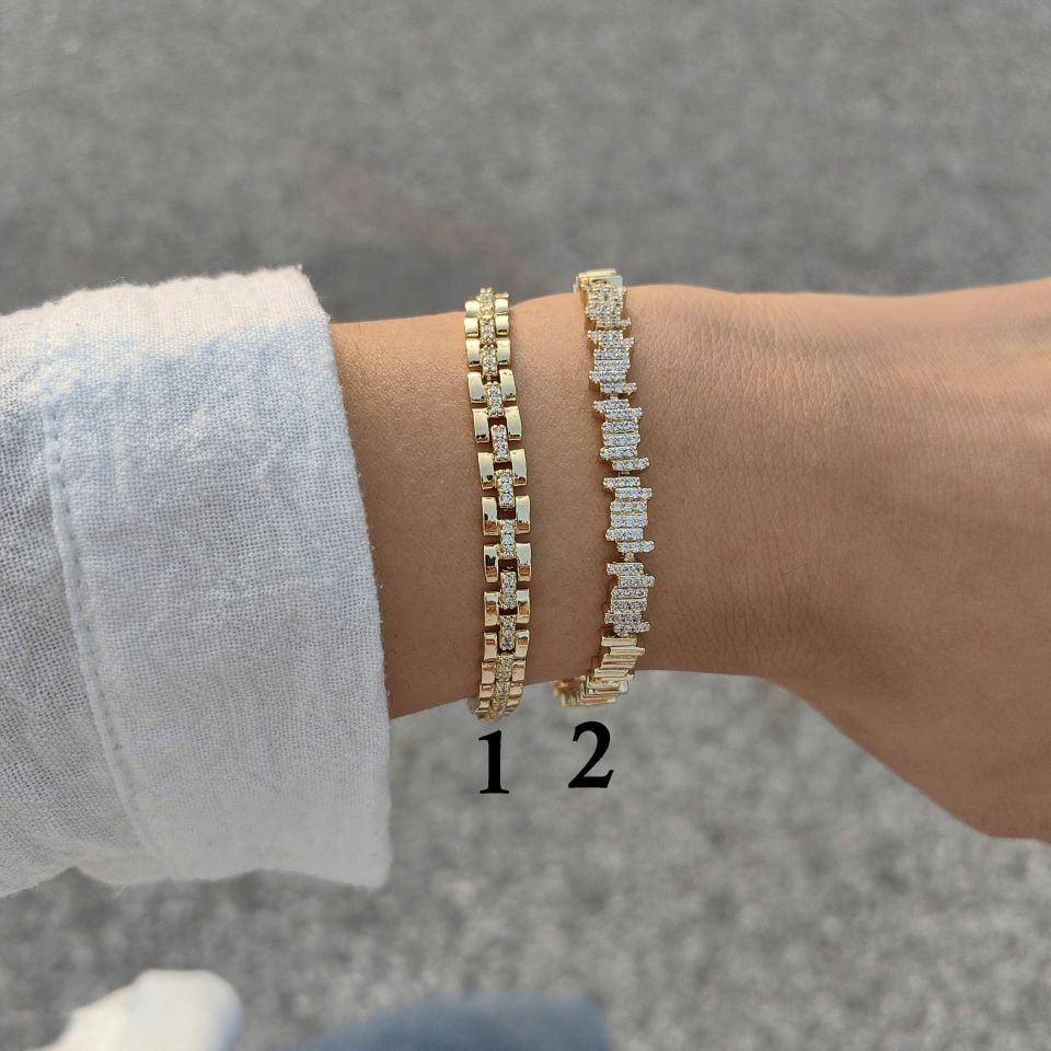 14K ALTIN KAPLAMA BİLEKLİKLER