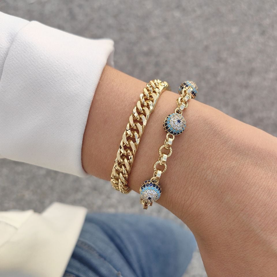 14 AYAR ALTIN KAPLAMA BİLEKLİKLER