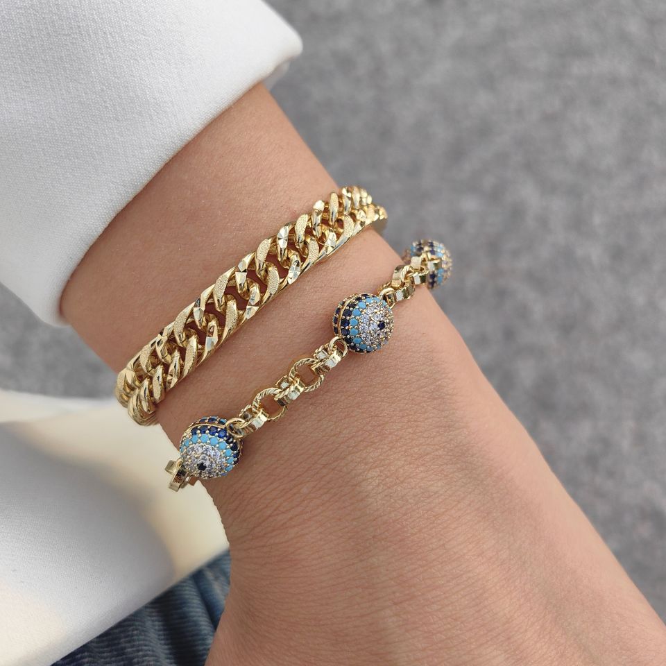 14 AYAR ALTIN KAPLAMA BİLEKLİKLER