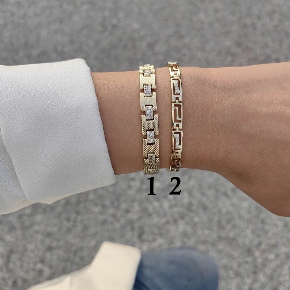 14 AYAR  ALTIN KAPLAMA BİLEKLİKLER