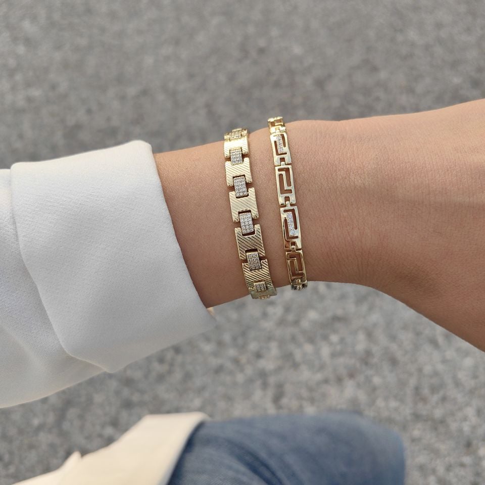 14 AYAR  ALTIN KAPLAMA BİLEKLİKLER