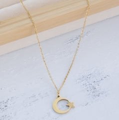 AY YILDIZ GOLD KOLYE