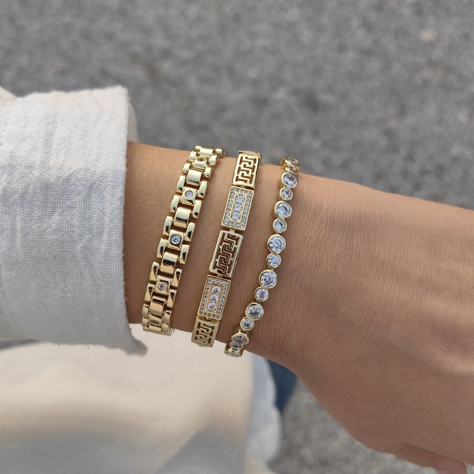 14 AYAR ALTIN KAPLAMA BİLEKLİKLER