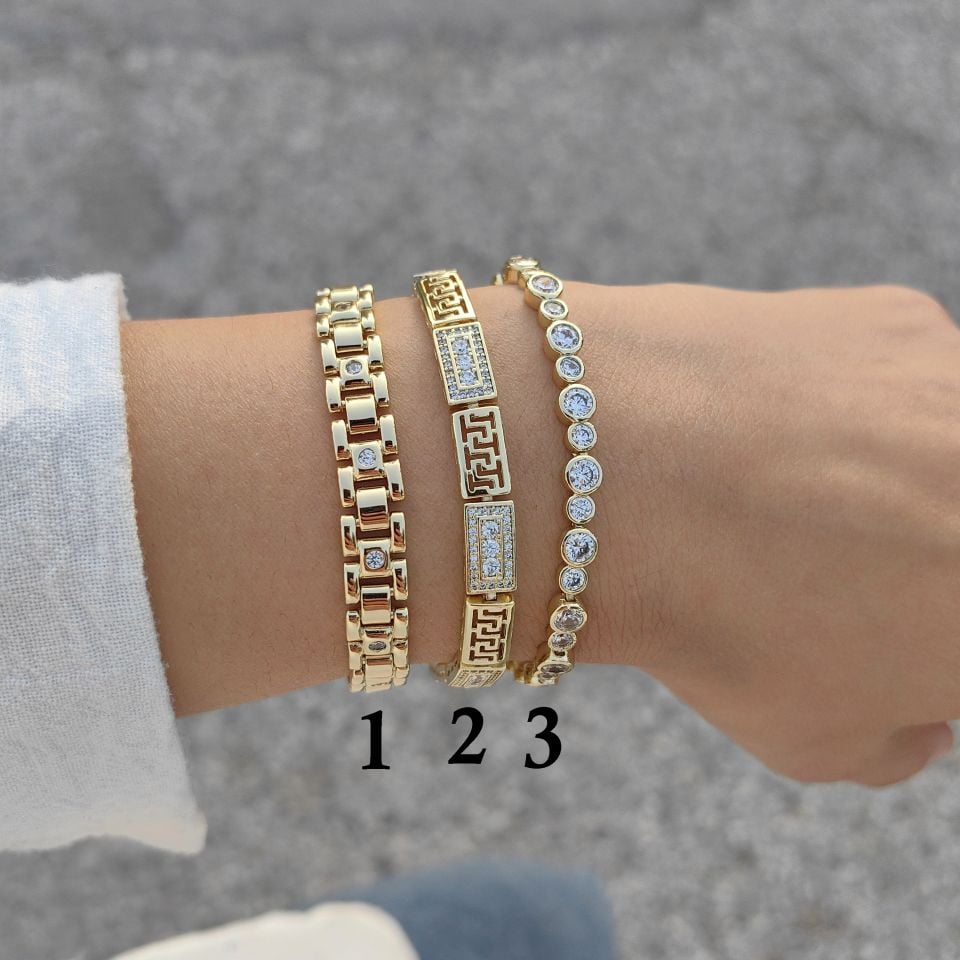 14 AYAR ALTIN KAPLAMA BİLEKLİKLER