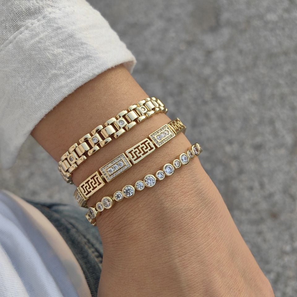 14 AYAR ALTIN KAPLAMA BİLEKLİKLER