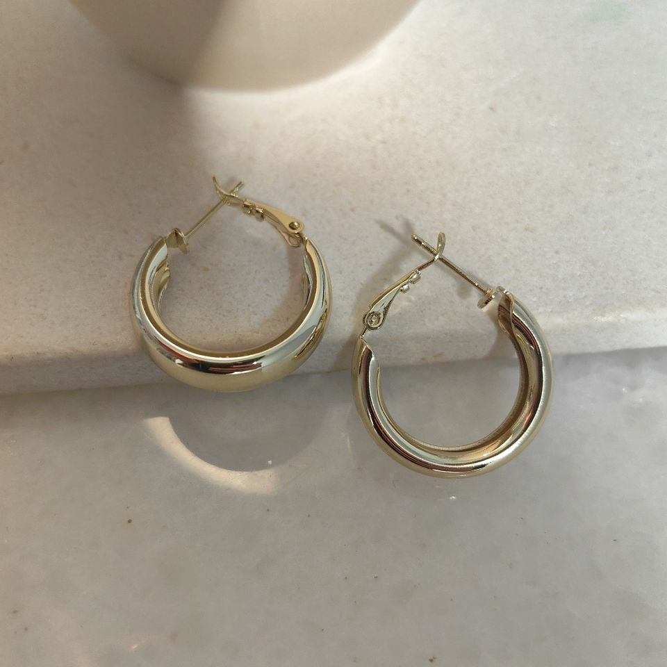 14 AYAR KAPLAMA KUYUM MODEL HALKA KÜPE