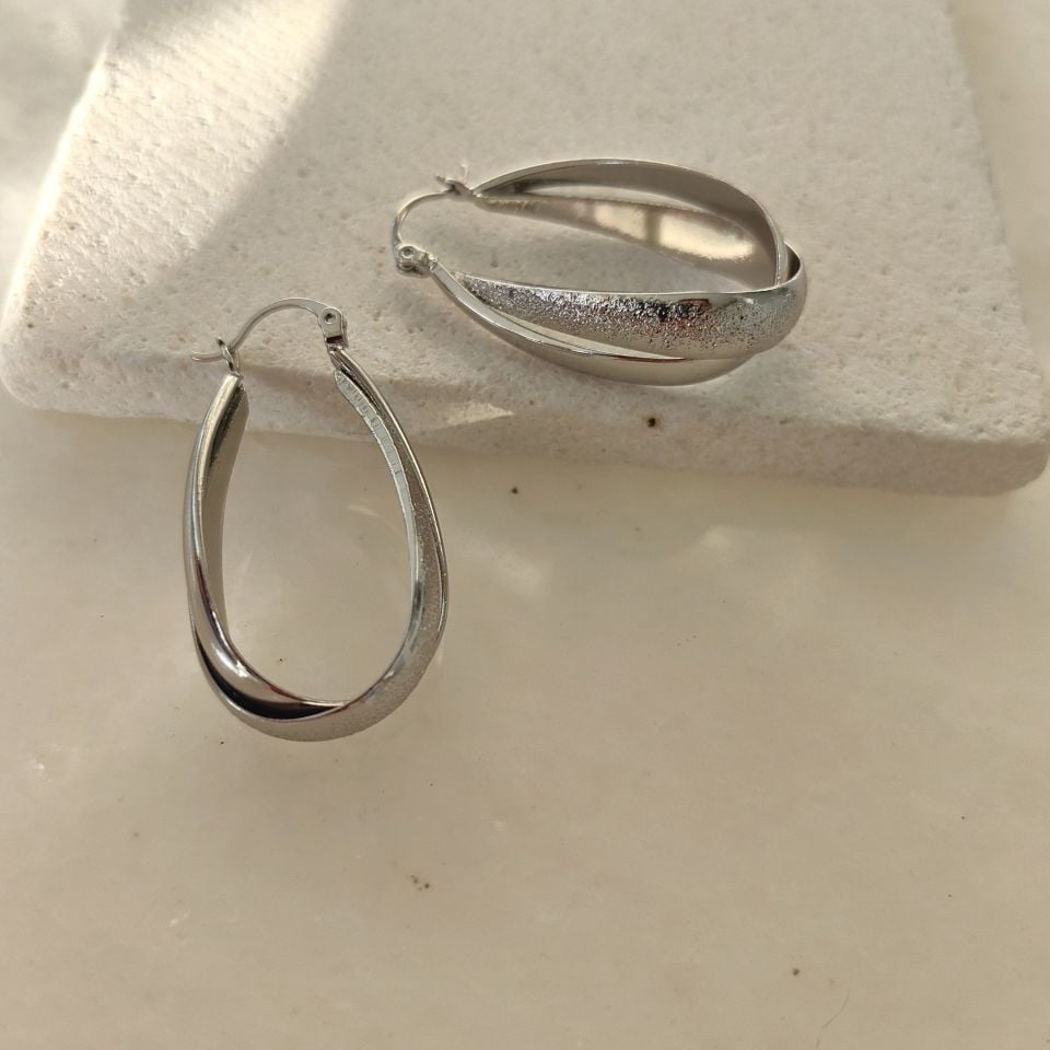 silver küpe