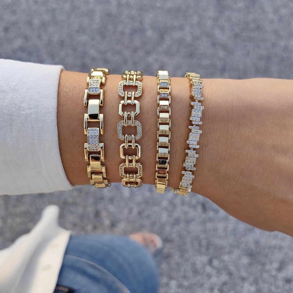 14 AYAR ALTIN KAPLAMA BİLEKLİKLER