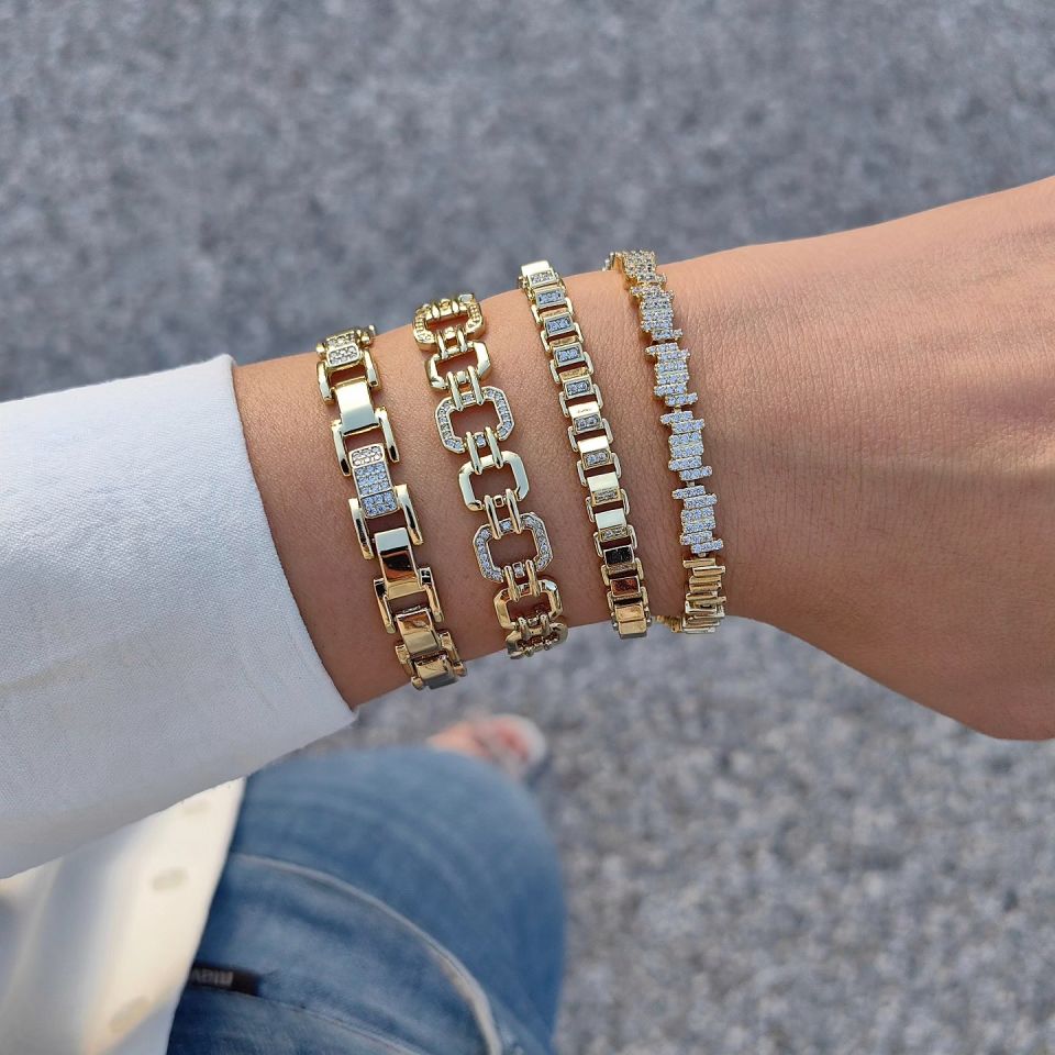 14 AYAR ALTIN KAPLAMA BİLEKLİKLER