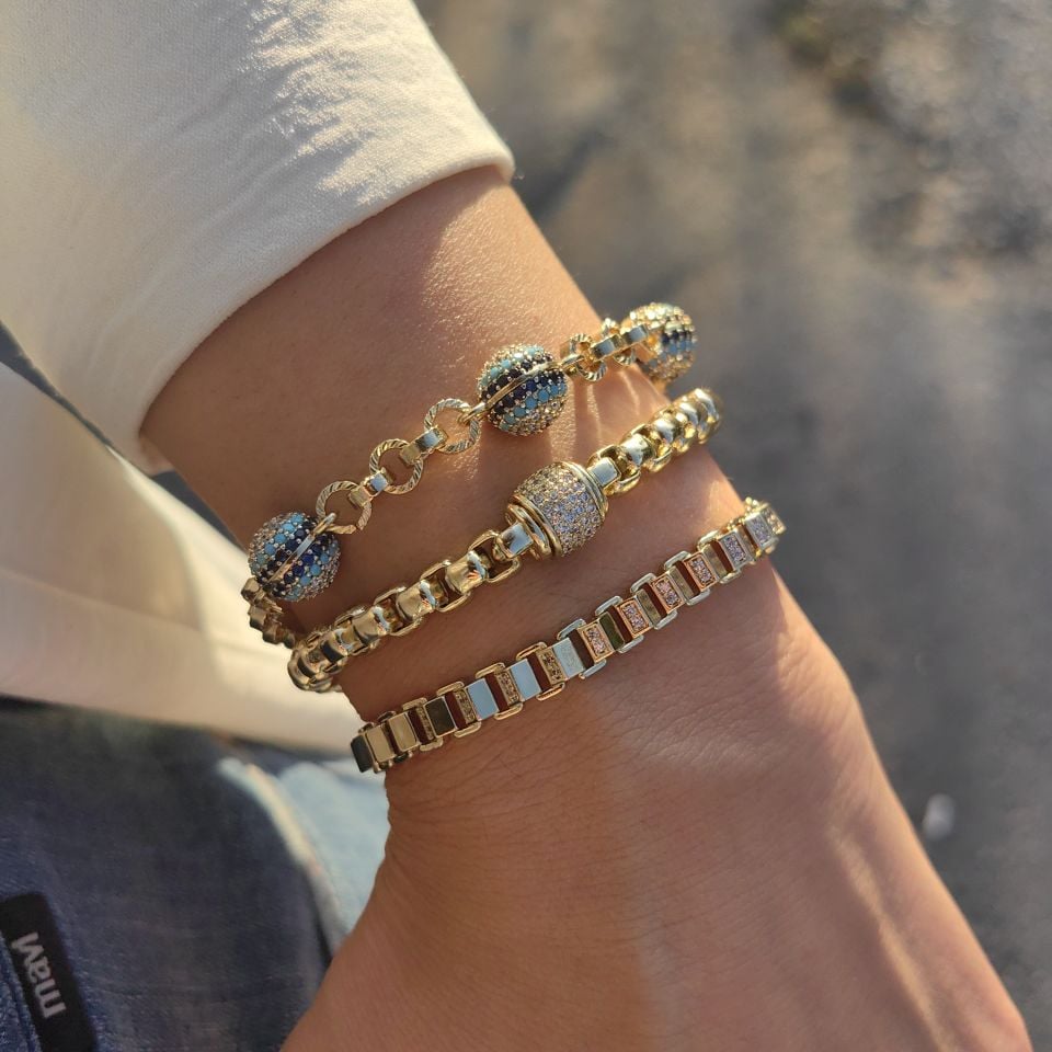 14 AYAR ALTIN KAPLAMA BİLEKLİKLER