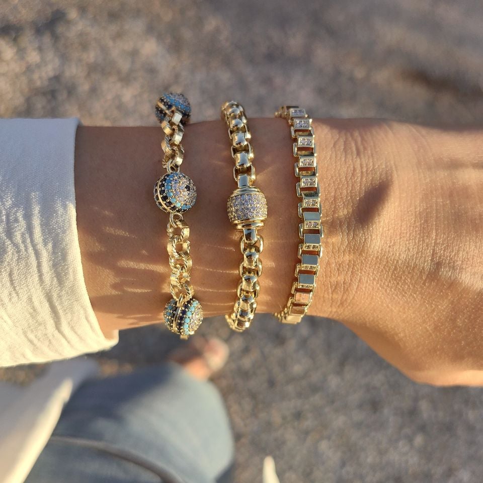 14 AYAR ALTIN KAPLAMA BİLEKLİKLER