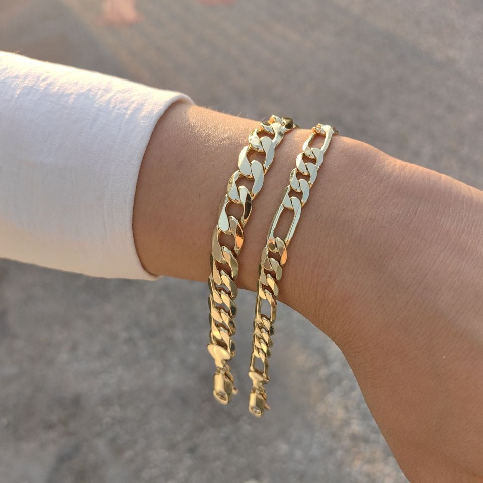 14K ALTIN KAPLAMA NOSTALJI BİLEKLİKLER