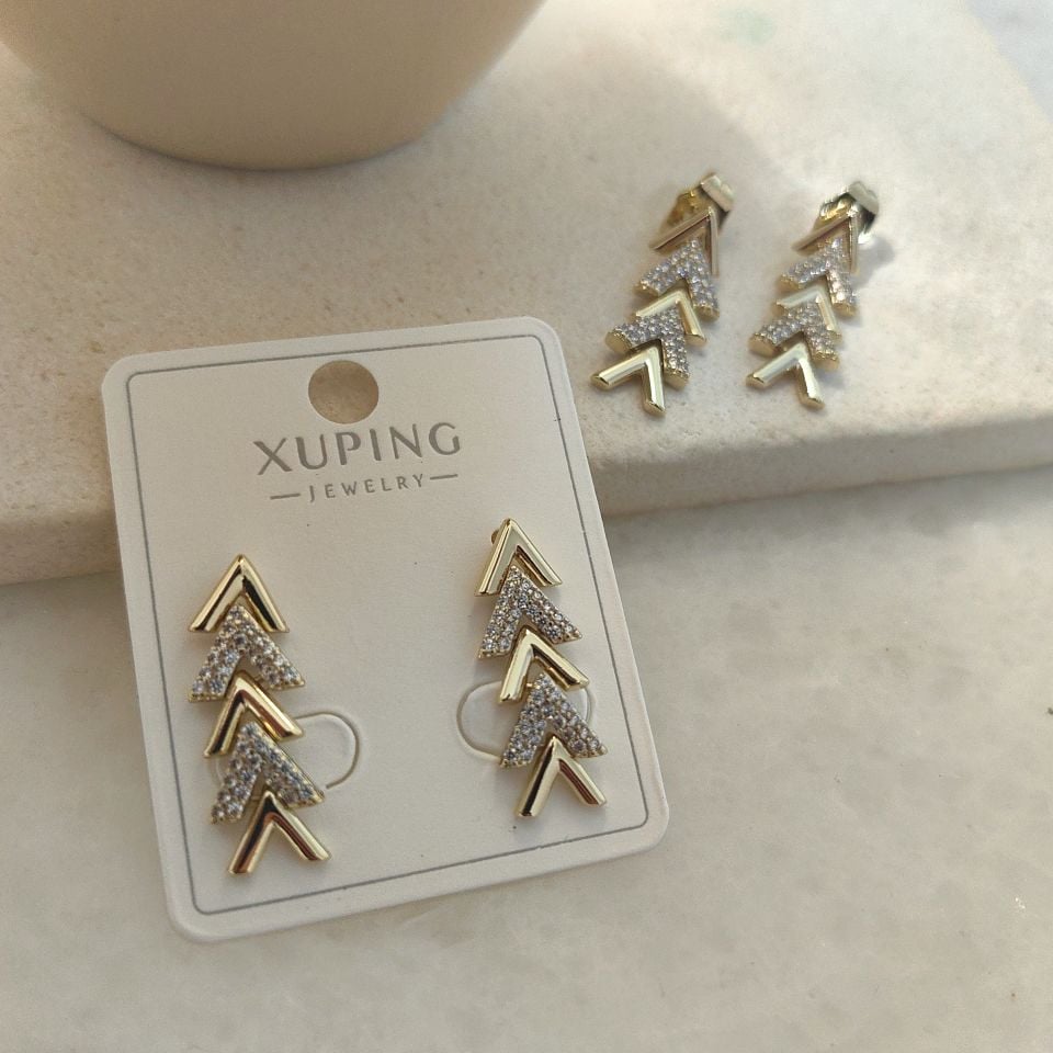 14K ALTIN KAPLAMA KILÇIK KÜPE