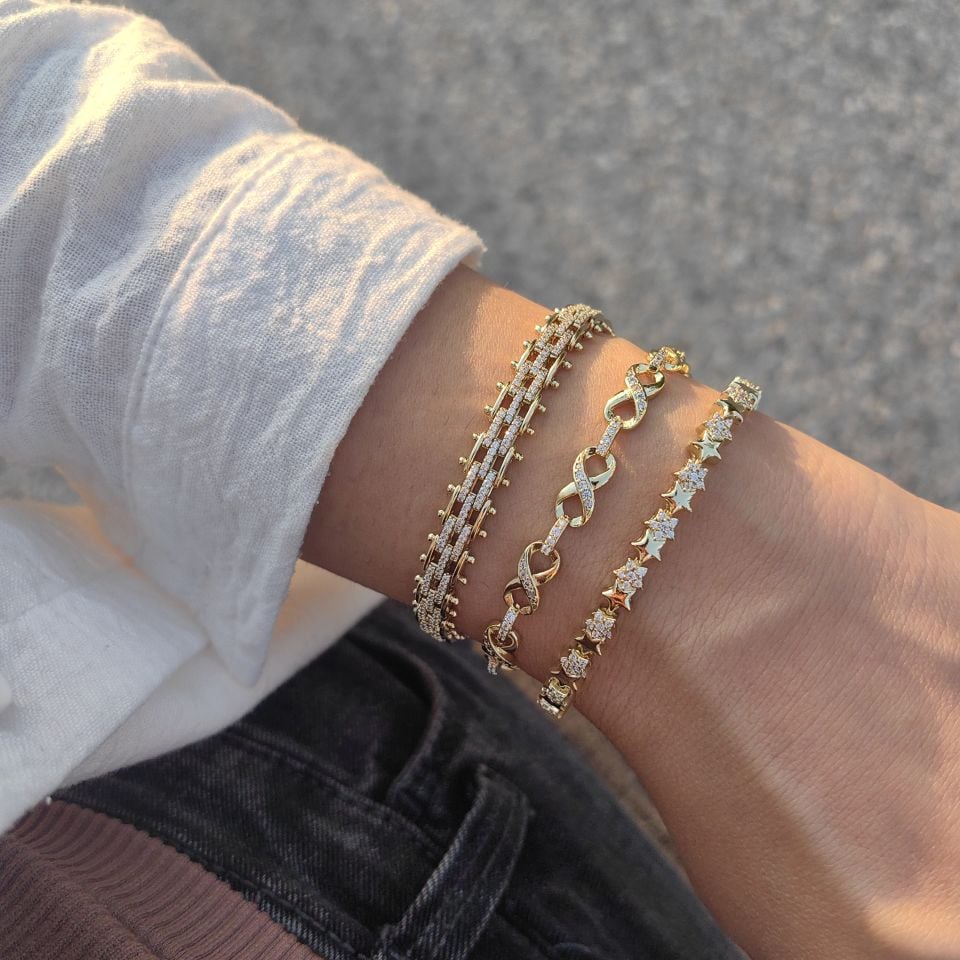 14K ALTIN KAPLAMA BİLEKLİKLER