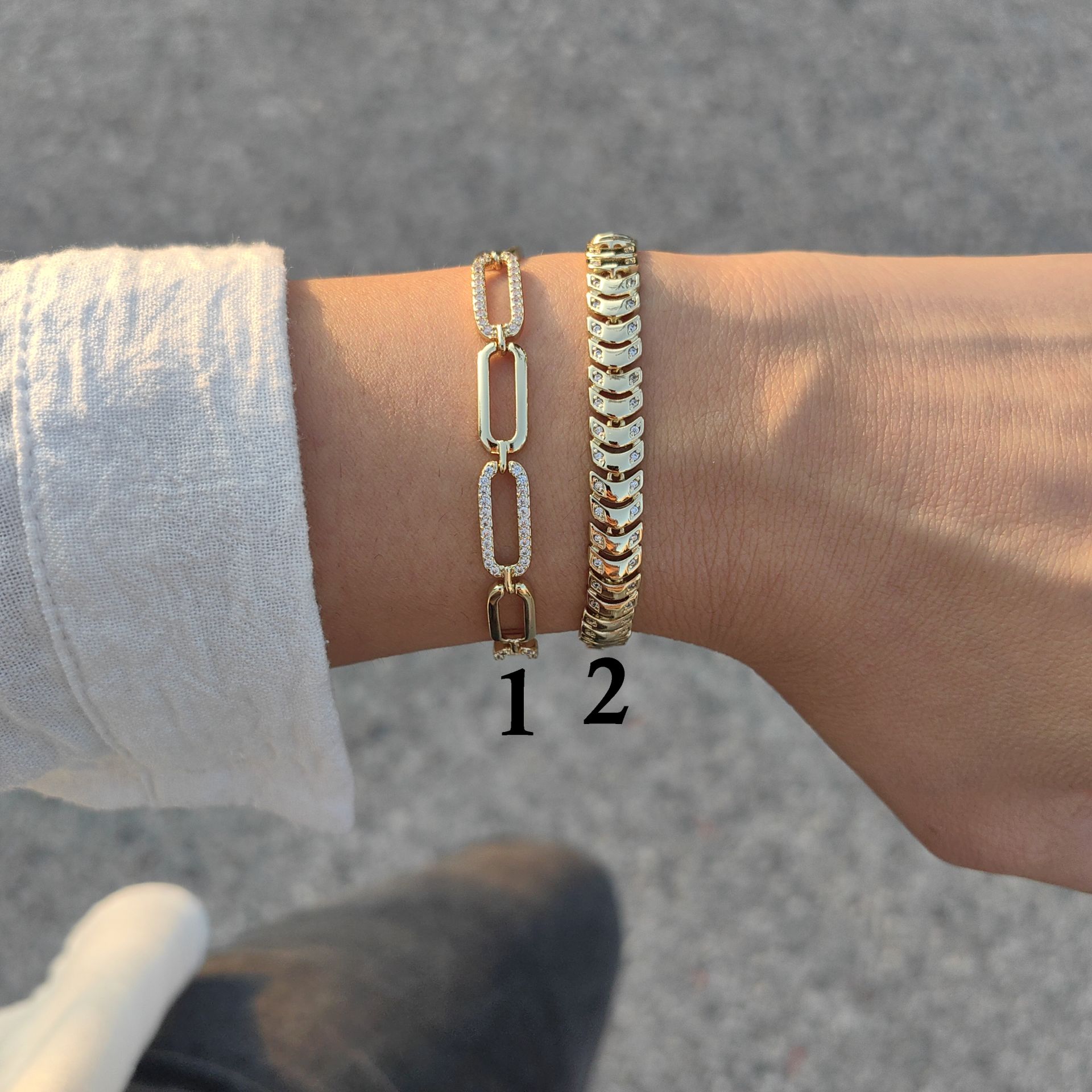 14K ALTIN KAPLAMA BİLEKLİKLER