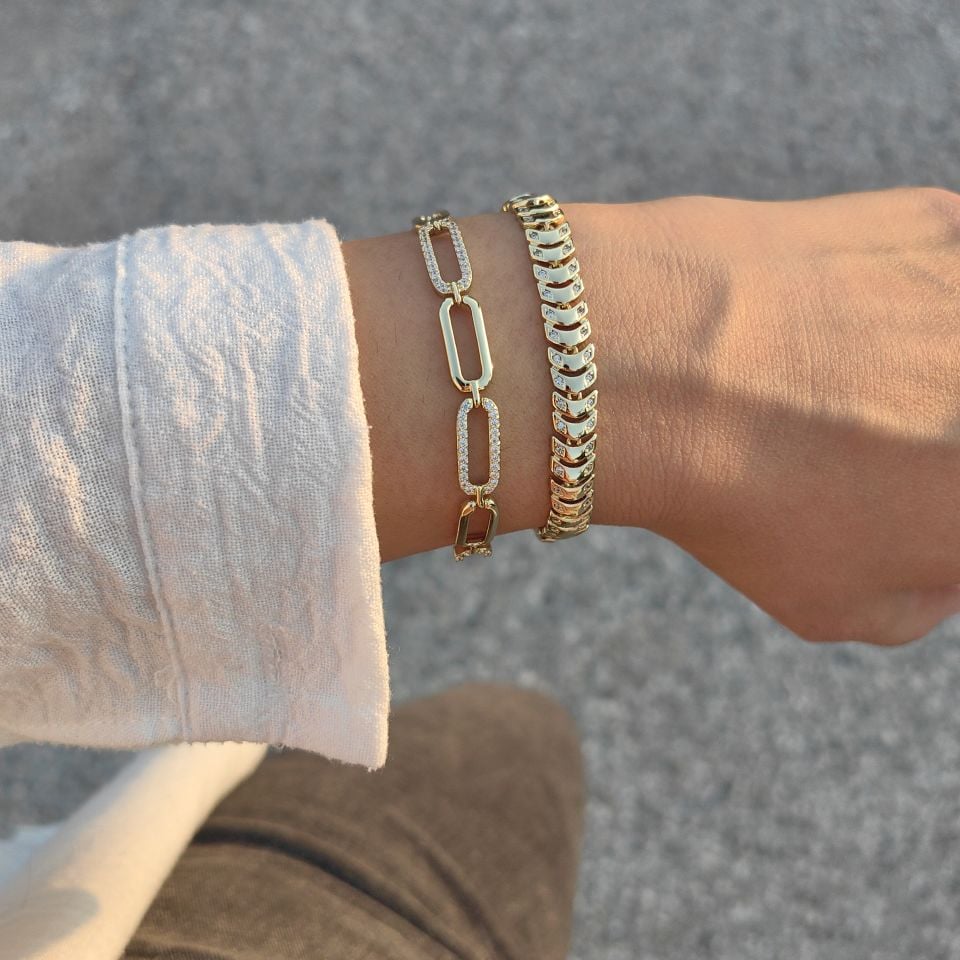 14K ALTIN KAPLAMA BİLEKLİKLER