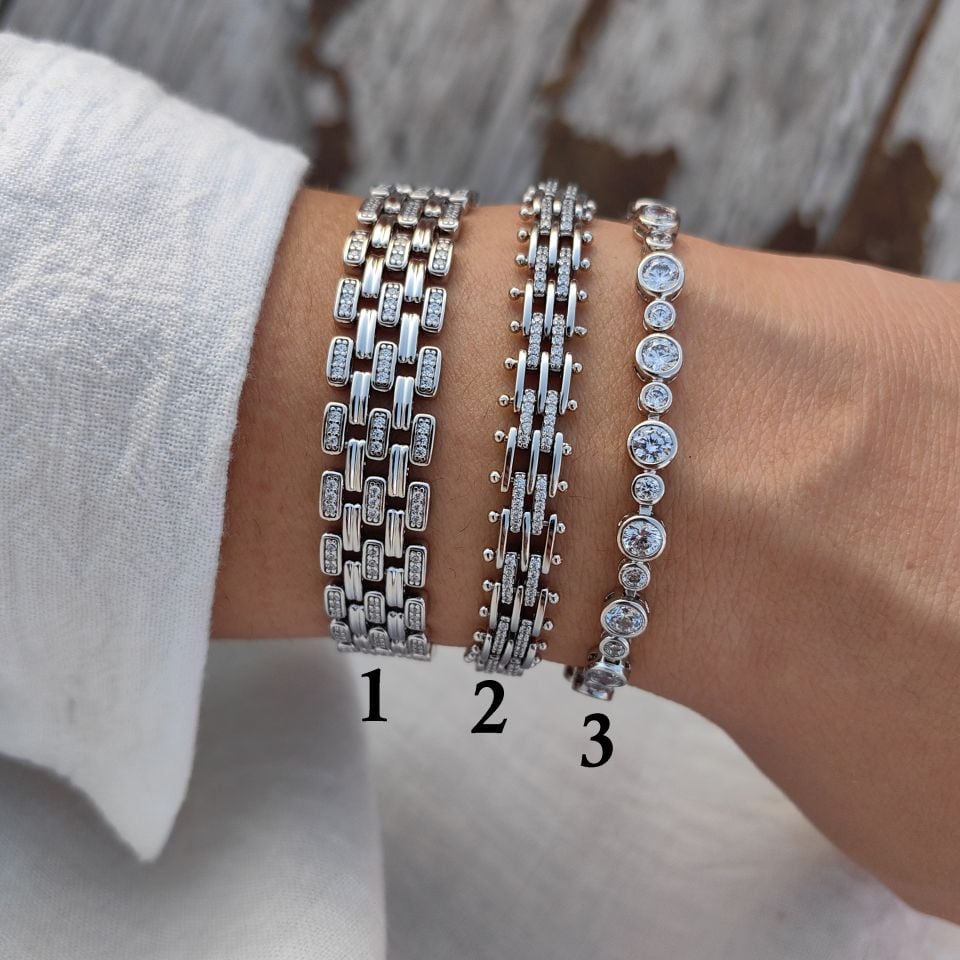 KUYUM MODEL SİLVER KAPLAMA BİLEKLİKLER