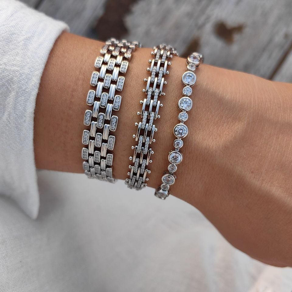 KUYUM MODEL SİLVER KAPLAMA BİLEKLİKLER