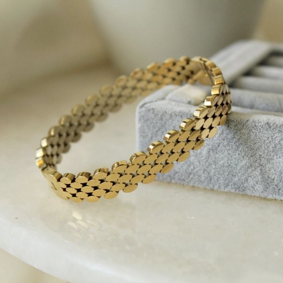 ÇELİK GOLD KELEPÇE