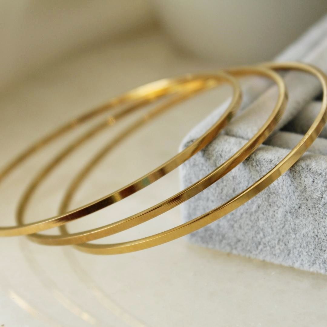 ÜÇLÜ İNCE ÇELİK RAY BİLEZİK