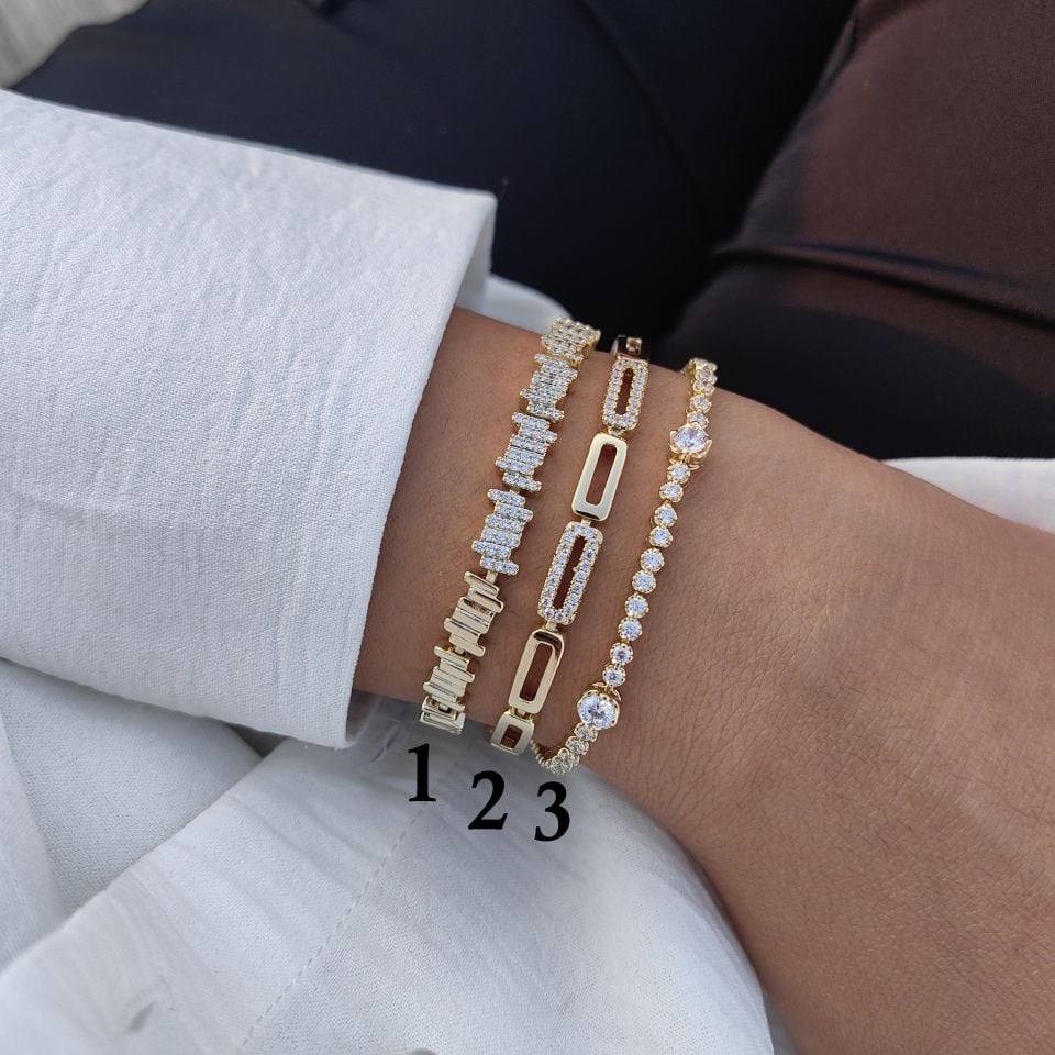 14K ALTIN KAPLAMA BİLEKLİKLER