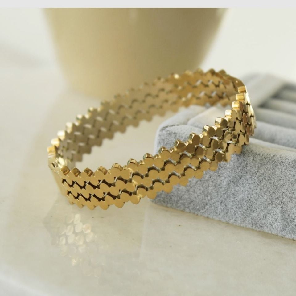 ÇELİK GOLD KELEPÇE