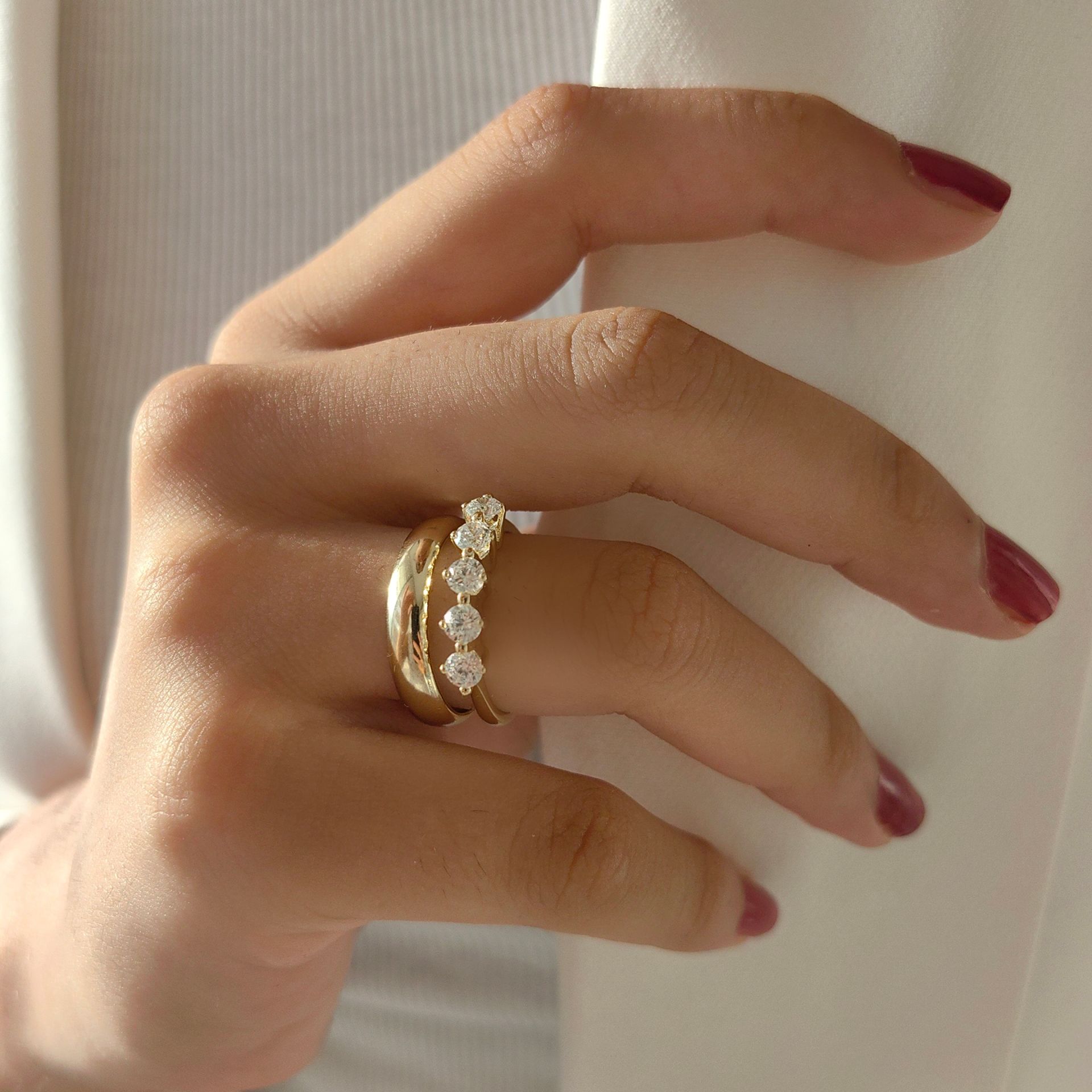 14K ALTIN KAPLAMA YÜZÜKLER