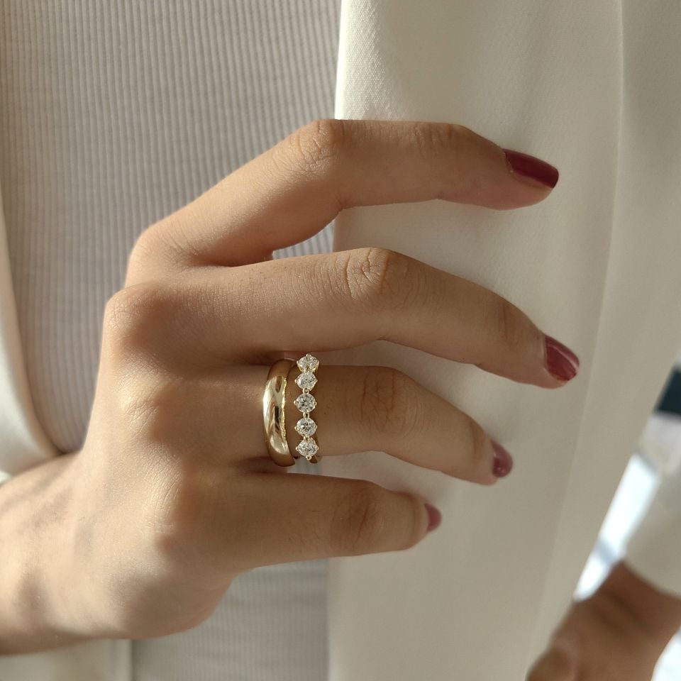 14K ALTIN KAPLAMA YÜZÜKLER