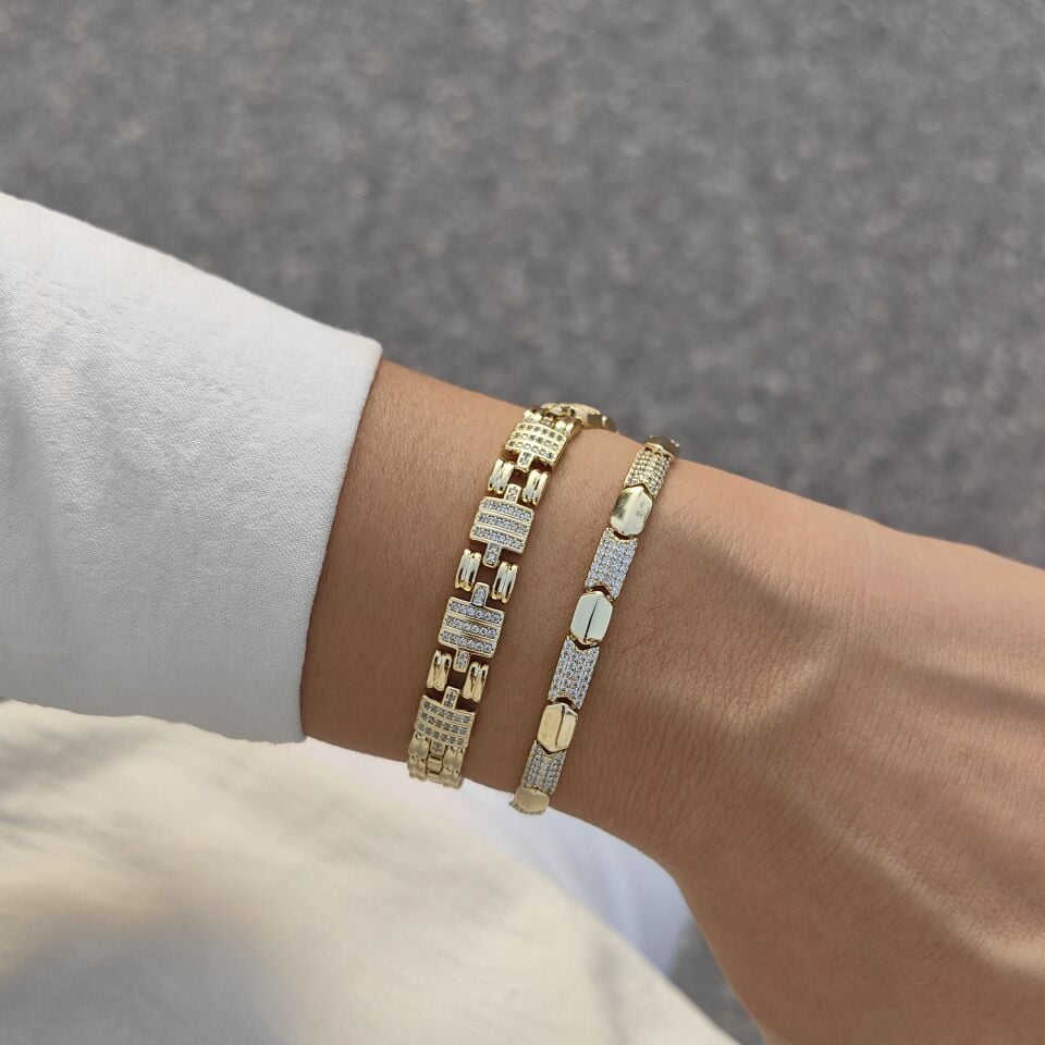 14K ALTIN KAPLAMA BİLEKLİKLER